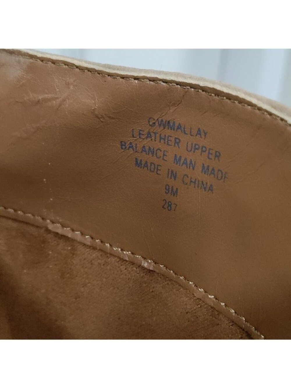 Guess MALLAY Tan Leather Side Zipper Mid-Calf Chunky High Heeled Boots Size 9 - Picture 10 of 16